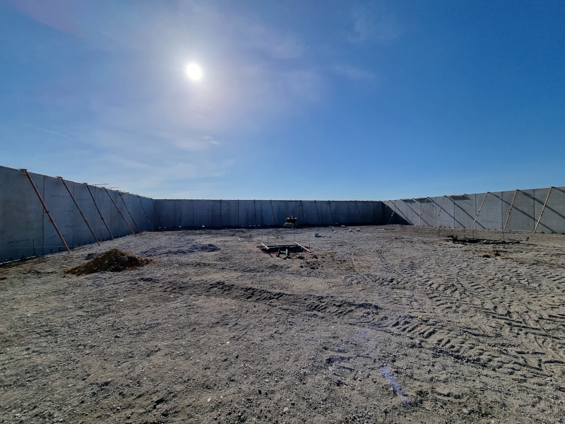 réalisation d'un hangar